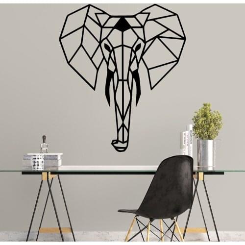 Artistic Elephant Vinyl Wallpaper Roll Furniture Decorative Living Room Children Room Art Decal