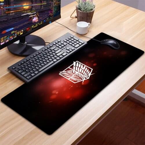 Gaming Mouse Pad Mouse Anime PC Computer Mause gaming keyboard Pad Large Mousepad XXL For Desk Keyboard mousepad Attack on Titan