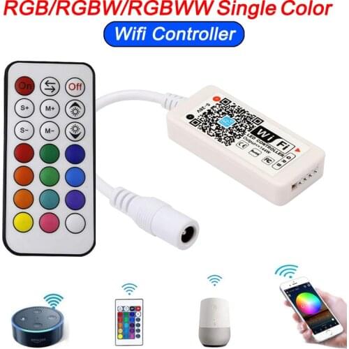 Magic Home 5V~24V RGB Wifi Controller RGBW RGBWW WiFi Led controller 12V For 5050 2835 5630 3528 led strip