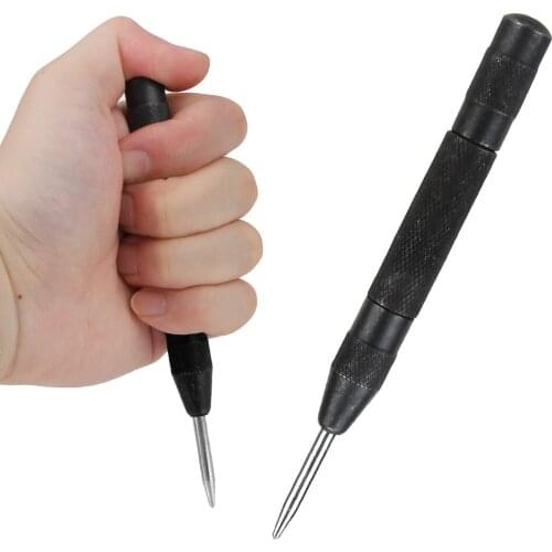 Metal Drills Dent Marker Automatic Center Pin Punch Woodworking Tools Drill Bit Electric Tools Spring Loaded