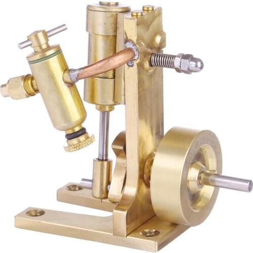 Mini Single Cylinder Double Action Swing Steam Engine Model Building Kits Toy Creative Gift for Engine Power On Ship Model