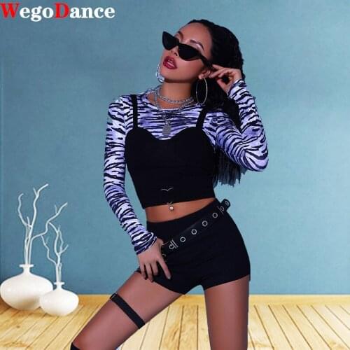 New Festival Outfit Stage Costume Nightclub Bar Women Rave Clothes Fashion Stitching Pole Dance Wear