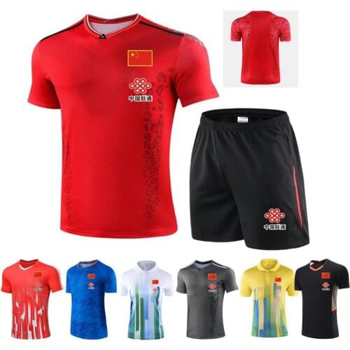 NTW Century Adult Kids Tennis Shirt + Short , Children Badminton T Shirt , Girls Table Tennis Kit Male Femal Sportwear Suits