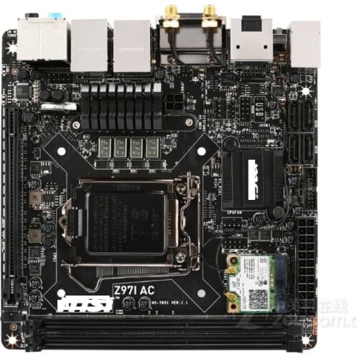 MSI Z97I AC Original Used Desktop Motherboard Z97 LGA 1150 DDR3 SATA3 USB3.0 16G Mini-ITX mainboard