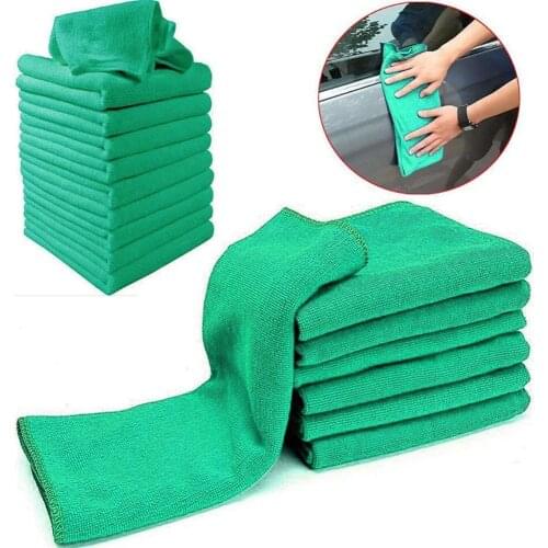 Microfiber Car Cleaning Towel Automobile Motorcycle Washing Glass Household Cleaning Soft Small Towel 25*25cm Micro Fiber Towel