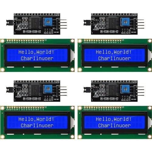 IIC/ I2C/ TWI LCD Serial Interface Adapter and LCD Module Display Backlight Compatible with for Arduino R3 MEGA2560
