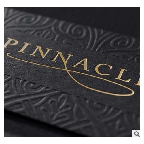 Professional Paper Card Custom fancy 500gsm business cards with Gold foil letterpress printing