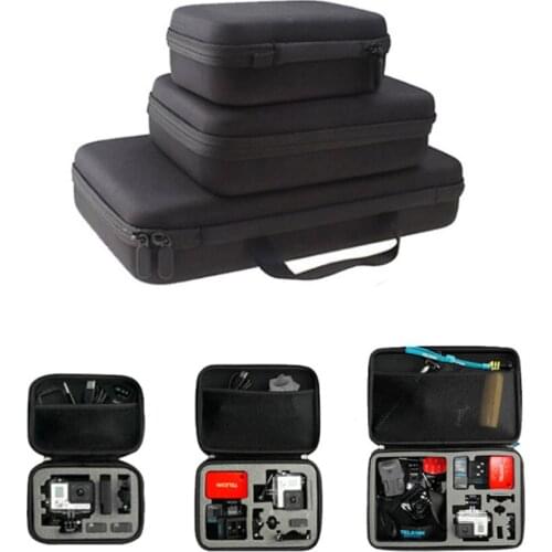 Shock-Proof waterproof Storage Box Portable Travel Bag Big Size Carrying Case for GoPro Hero 9 Black Action Camera Accessories
