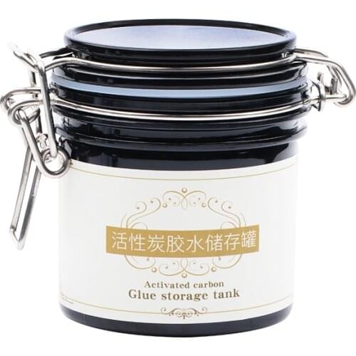 Eyelash Glue Storage Tank Individual Adhesive Stand For Eyelash Extension Professional Activated Sealed Storage Jar Container