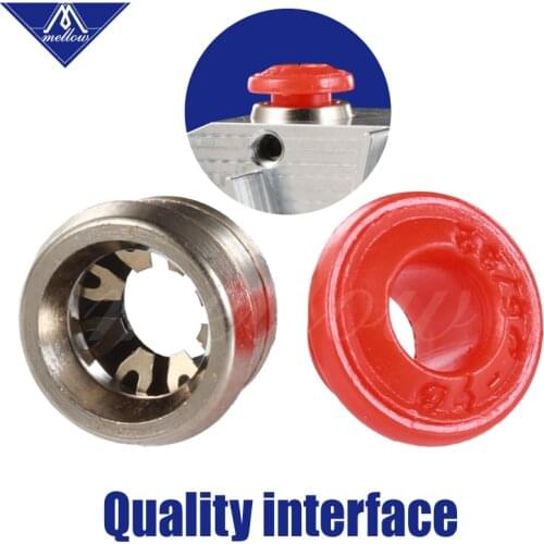 Mellow NF Spare Pneumatic Connectors PTFE Tube Quick Coupler Fittings For All metal bmg/tc-3/tc-2 Hotend