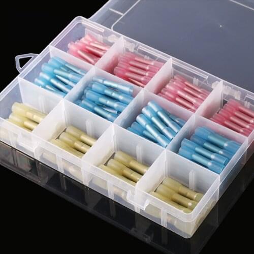 200PCS Heat Shrink Butt Connectors-Waterproof Electrical Wire Connectors-Insulated Crimp Connectors Butt Splice