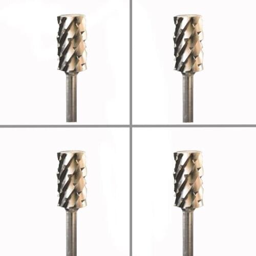 4pcs Carbide Nail Drill Bit - Small Barrel Bit - 5XC