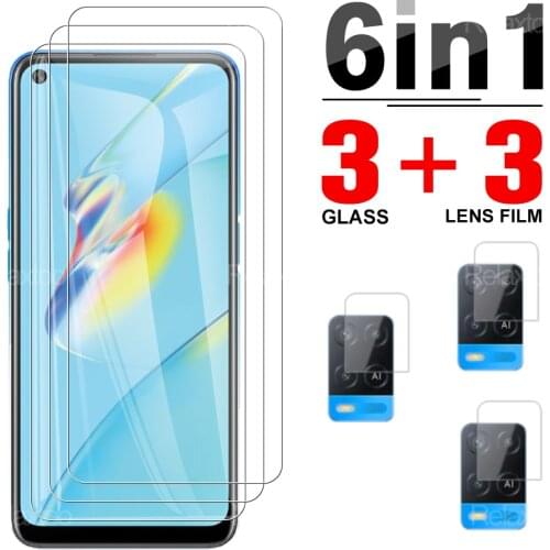 6 in 1 Camera Protector Glass For Oppo A74 A54 A94 A74/F19 5G/4G a 94 74 54 Phone Protective Protection Safety Clear Screen Film