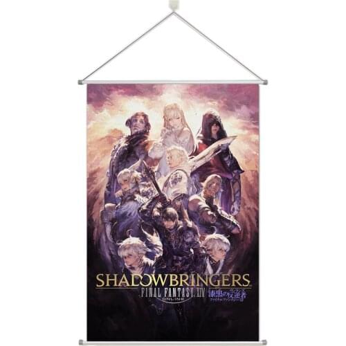Anime Final Fantasy XIV SHADOWBRINGERS Prsonalize Customer Made Alloy Fabric Wall Poster Scroll 60x90cm 24x36inches