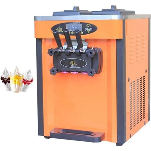 Soft Ice Cream Makers Desktop Electric Ice Cream Machine Vending