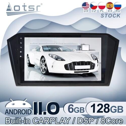 Android 11 For Volkswagen Passat 2016 Car Radio GPS Navigation Multimedia Video Player Stereo Audio Head Unit CD Tape Recorder