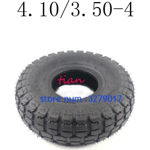 Free Shipping Good Quality 4.10/3.50-4 Scooter Tyre Mini ATV Wheel Tyre 3.50-4 Inner Tube Fit for Wheel Tires Trolley