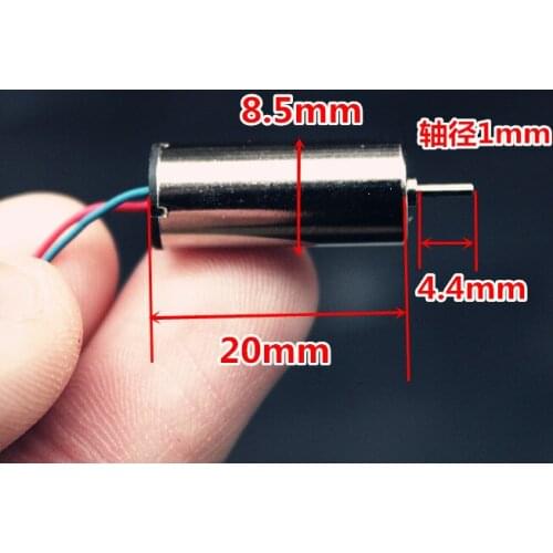 Hollow Cup Motor Spindle Motor NdFeB Super Magnetic 8520 Hollow Cup Aviation Four-Axis Aircraft Motor