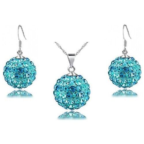 JS S204 2015 New Arrival Ball Jewelry Sets High Quality Bridal Jewelry Sets Nickel Free Elegant Women Jewelry Wholesale