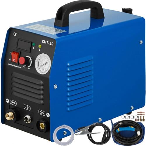 Lightweight portable CUT50 air plasma cutting machine inverter with new quality assurance and powered digital display