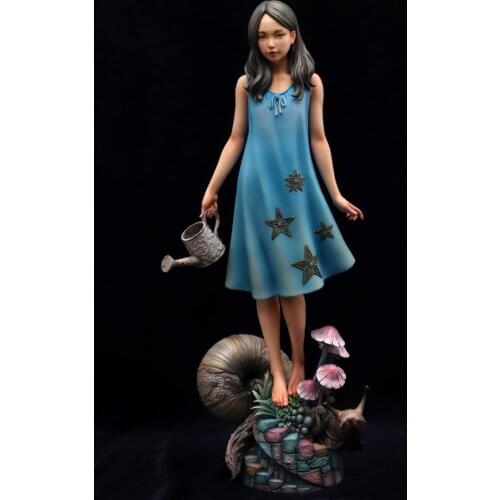 Garage Kit Hand-made Resin White Mold WF2020 Winter The Garden Awakening White Mold Spot