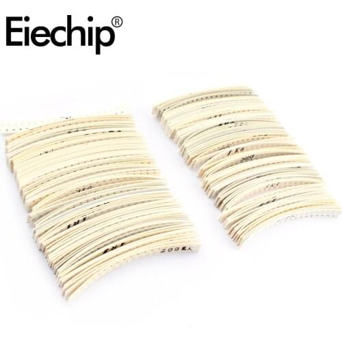 1206 SMD Resistor Assortment Kit 1ohm-1M ohm resistors smd set 1% 33valuesX 20pcs 1206 Resistance Sample pack 1R 10R 470R 680R
