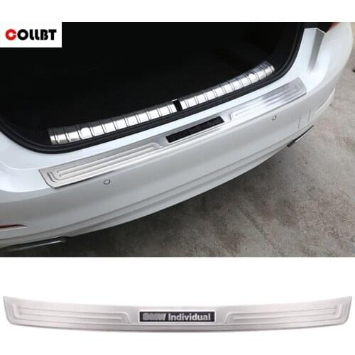 COLLBT Stainless Stewel Car Trunk Bumper Trim Rear Guard Plate Sticker For For BMW 5 Series G30 2018