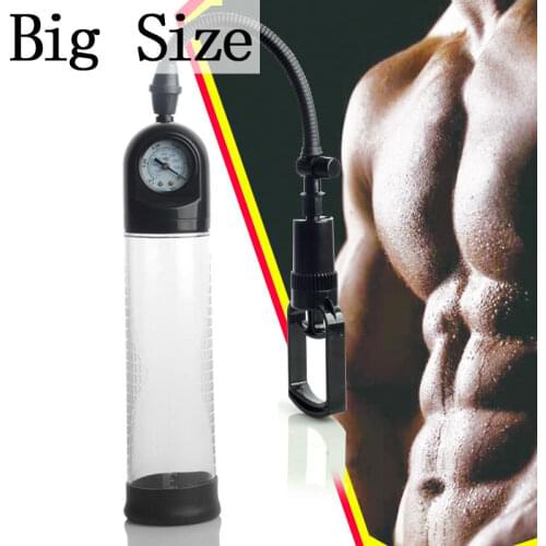 Penis Pump Penis Enlargement with Gauge,Vacuum pump penis Extender/Enhancer / Erection Helper For men,Proextender Enlarger penis