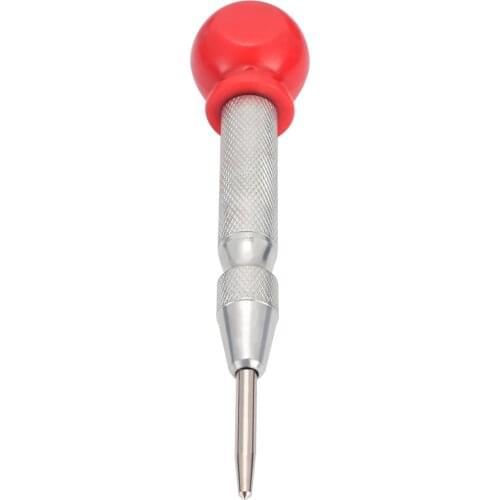 New 5'' Spring Loaded Adjustable Automatic Center Punch Hole Impact with Sleeve Drill Center Punch Drill Bit Tools
