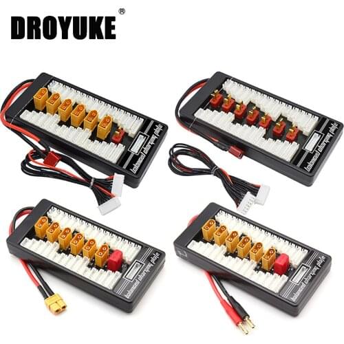 Droyuke 2S-6S Lipo Parallel Balanced Charging Board XT60 Plug For RC Battery Charger B6AC A6 720 Parallel Charging Plate Board