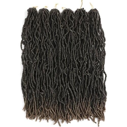 24Inches Crochet Locs Synthetic Hair Wigs Spring Twist High Temperature Fiber