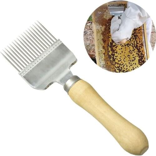 Beekeeping Stainless Steel Pin Tines Comb Uncapping Needle Honey Fork Bee Beekeeping Honey Tools Beekeeping Tool