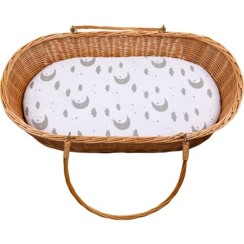 Baby bed sheet 82*41 cm cartoon print newborn soft crib bed sheet cotton soft and comfortable suitable for babies