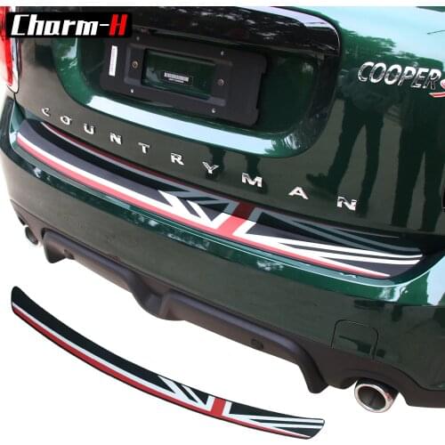 Rubber Car Rear Bumper Guard Protector Scuff Protective Decal Sticker For Mini Cooper R56 Clubman R55 F55 F56 Countryman R60 F60