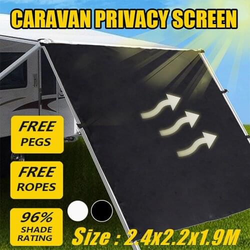 4x1.8M Awning Waterproof Tent Shade Ultralight Awning Canopy Sunshade Outdoor Camping Tent For Car Caravan MPV Trucks Hatchbacks