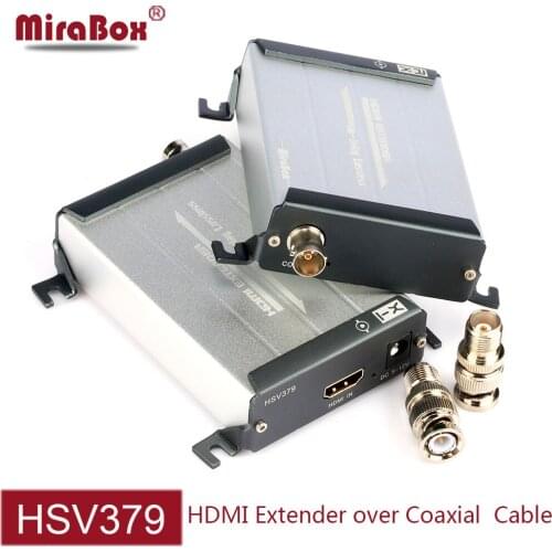 200m HDMI Extender over Coaxial Cable with Video Lossless and No Latency to BNC HDMI Transmitter and Receiver over Coax Cable