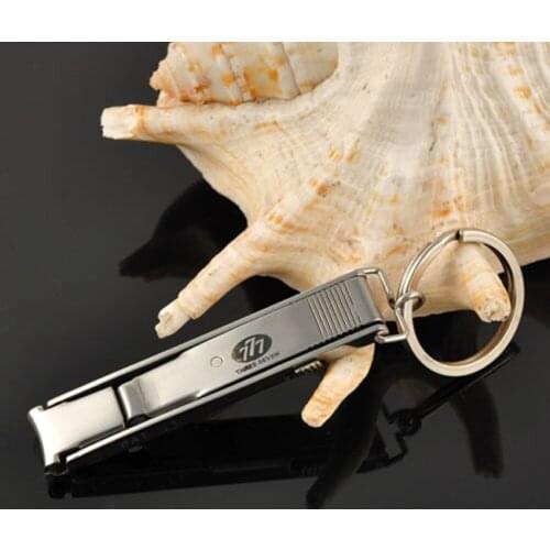 Ultra-thin Foldable Hand Toe Nail Clippers Cutter Trimmer Tools Stainless Keychain Cutters for Manicure Nail Tools Sets Scissors
