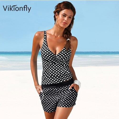 Купальники в горошек Vikionfly China At AliExpress