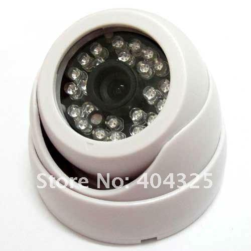 1/3" 420TVL SONY CCD IR Color CCTV Indoor Dome Security Wide Angle Camera 24 LEDs Night Vision