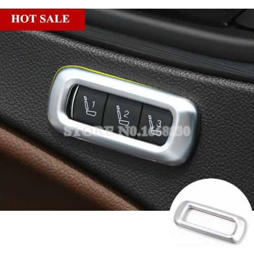 Interior Seat Memory Button Frame Trim Cover 1pcs For Alfa Romeo Stelvio 2017-2021 Car accesories interior Car decoration