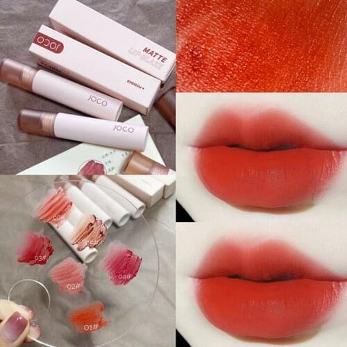 1pc Lip Mud Portable Powder Mist Matte Lip Mud Lip Glaze Matte Velvet Moisturizing Chromogenic Nutritious Lipstick Lip Gloss