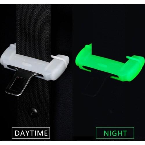 1pc Creative Black Car Seat Belt Clip Extender ремень безопасности Safety Seatbelt Lock Buckle Plug Silicone Thick Insert Socket