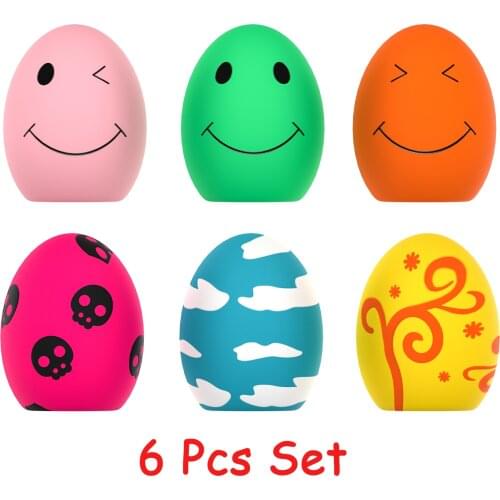 6 Pcs Set Pet Dog Ball Squeak Sound Rubber Puppy Toys for Small Large Dogs Interactive Pet Supplies Pet puppy Toys Interactive