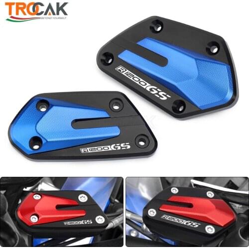 For BMW R1200GS LC Adventure R 1200 GS 2012-2017 Motorcycle Accessories CNC Front Brake Clutch Fluid Reservoir Cover Caps & Logo