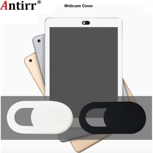 Antirr Ultra Thin Webcam Cover 2 colors Privacy Protection Shutter Magnet Slider Plastic Camera Cover For Smartphone Tablet Lap
