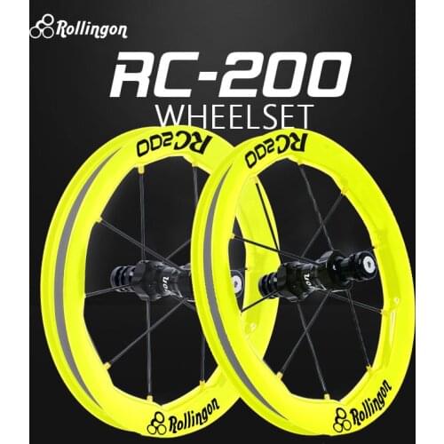 Rolling childrens balance car carbon fiber wheel set 12 inch modified walker light wheel RC200