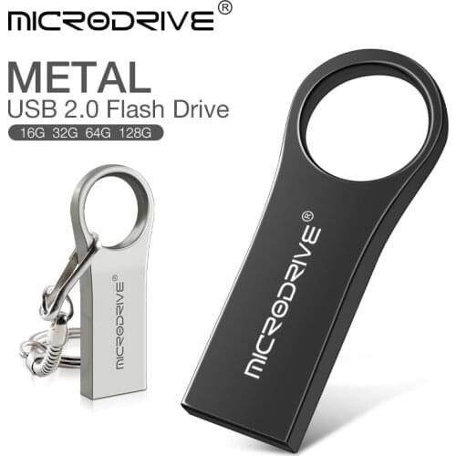 Metal cle usb flash drive 32GB 16GB pendrive 128GB 64GB waterproof pen drive 8GB flash usb 2.0 memoria usb stick key Custom logo