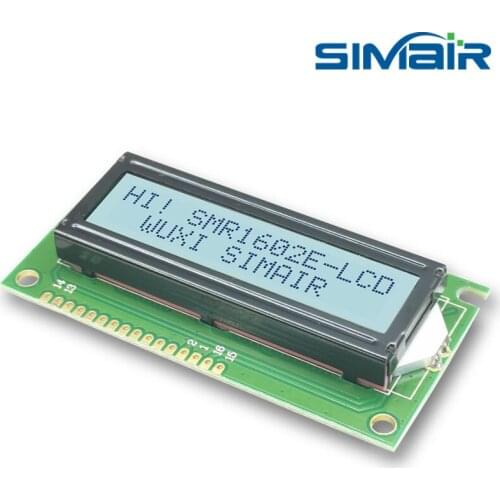 5V 3.3V Blue Yellow HD44780D COB STN 84x44mm 16*2 16x2 Dot Matrix Screen Module Character 16 PIN 1602 LCD Display