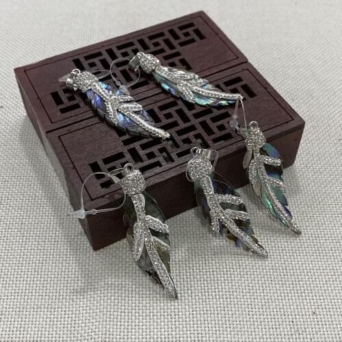 Natural Jewelry Charm Shell Pendant Necklace Bracelet Boutique Elegant Popular Multicolor Edged Handmade Product Wholesale Bulk