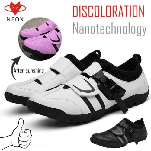 NFOX for Amphibious Shoes for Men and Women, Highway Bicycle, Single Lock, Adult Bicycle Shoes, Discolored Off-road 2020 New